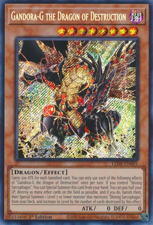 Gandora-G the Dragon of Destruction [LEDE-EN001] Secret Rare Yu-Gi-Oh!