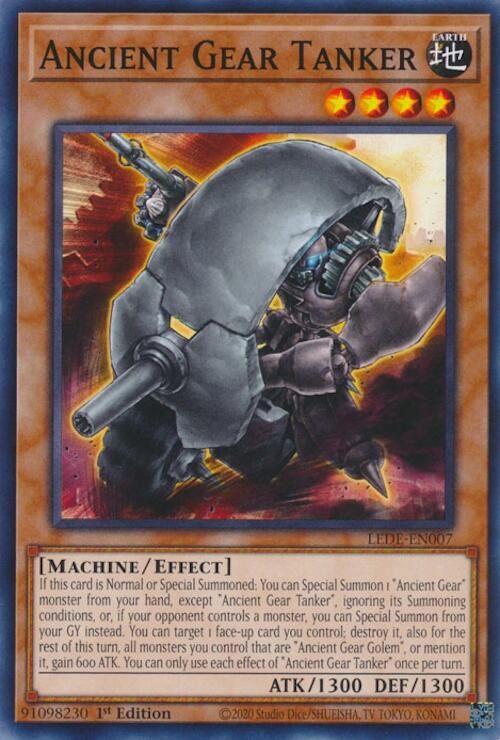 Ancient Gear Tanker [LEDE-EN007] Common Yu-Gi-Oh!