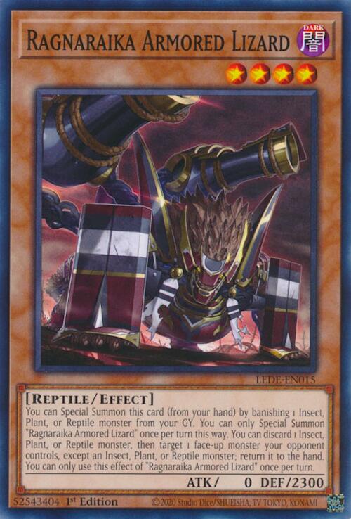 Ragnaraika Armored Lizard [LEDE-EN015] Common Yu-Gi-Oh!