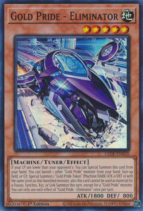 Gold Pride - Eliminator [LEDE-EN020] Super Rare Yu-Gi-Oh!