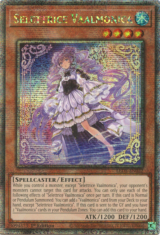 Selettrice Vaalmonica (Quarter Century Secret Rare) [LEDE-EN022] Quarter Century Secret Rare Yu-Gi-Oh!
