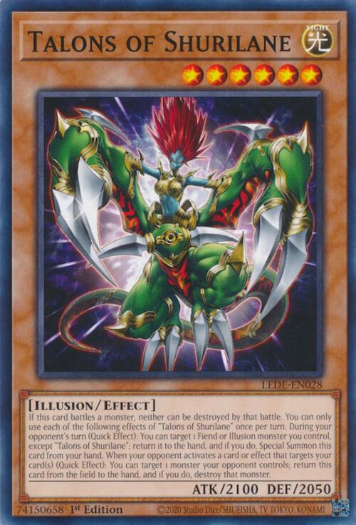 Talons of Shurilane [LEDE-EN028] Common Yu-Gi-Oh!