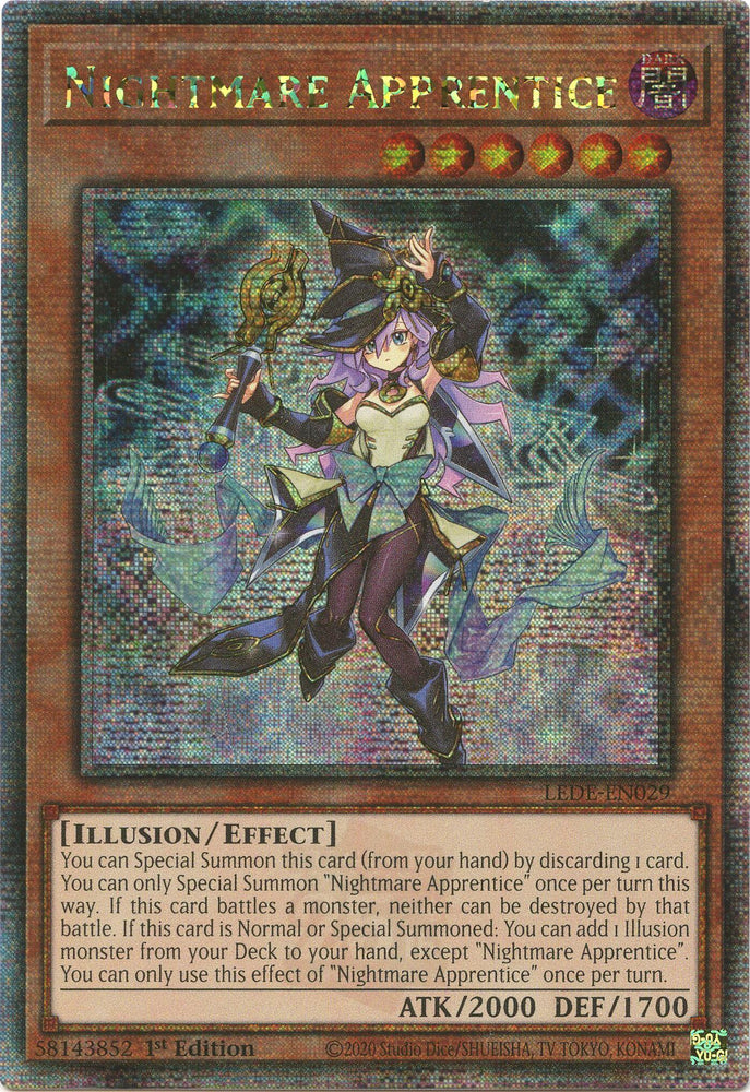 Nightmare Apprentice (Quarter Century Secret Rare) [LEDE-EN029] Quarter Century Secret Rare Yu-Gi-Oh!