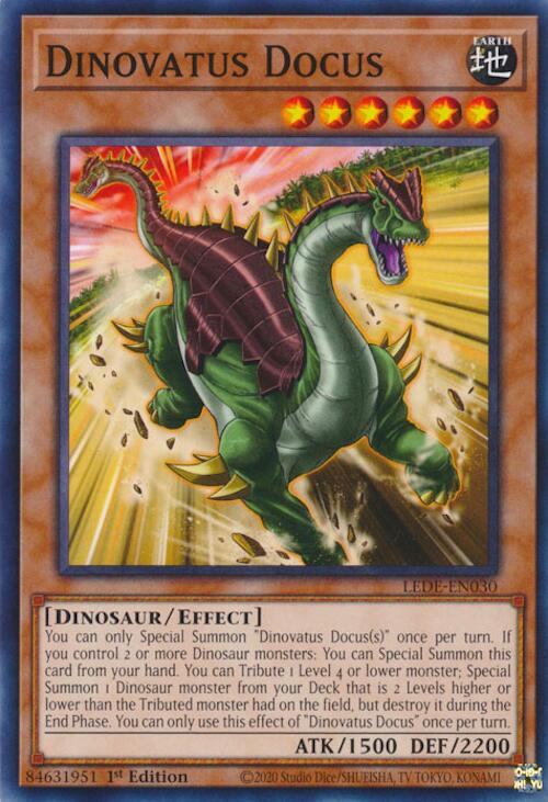 Dinovatus Docus [LEDE-EN030] Common Yu-Gi-Oh!