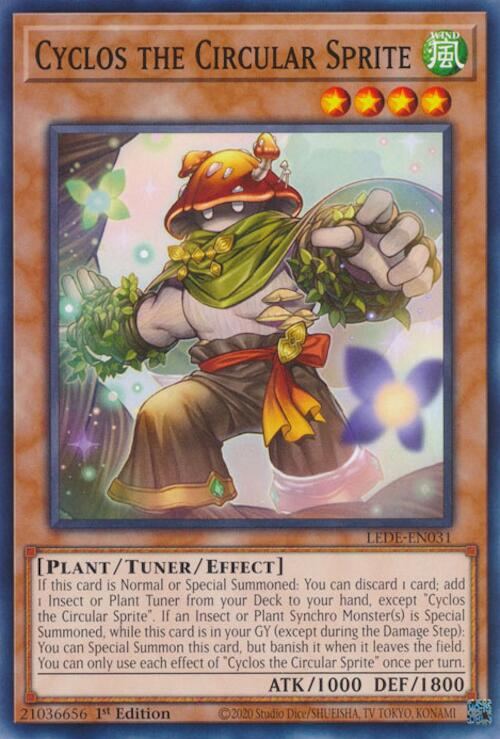 Cyclos the Circular Sprite [LEDE-EN031] Common Yu-Gi-Oh!