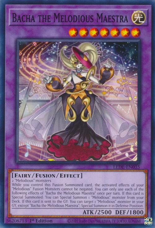 Bacha the Melodious Maestra [LEDE-EN035] Common Yu-Gi-Oh!
