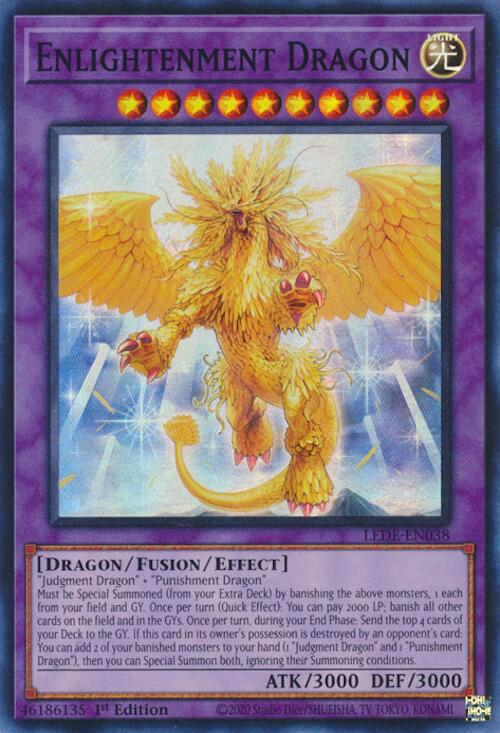 Enlightenment Dragon [LEDE-EN038] Super Rare Yu-Gi-Oh!