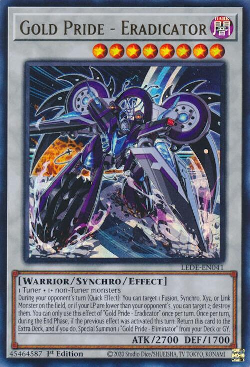 Gold Pride - Eradicator [LEDE-EN041] Ultra Rare Yu-Gi-Oh!