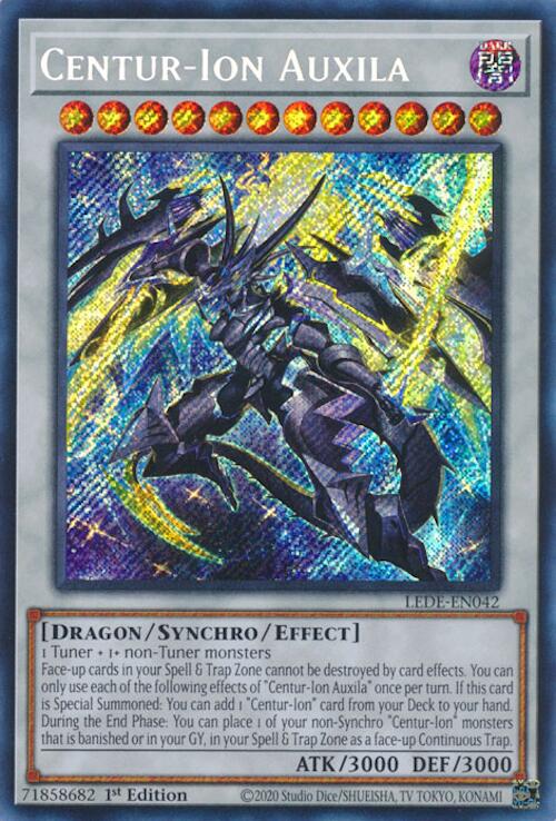Centur-Ion Auxila [LEDE-EN042] Secret Rare Yu-Gi-Oh!