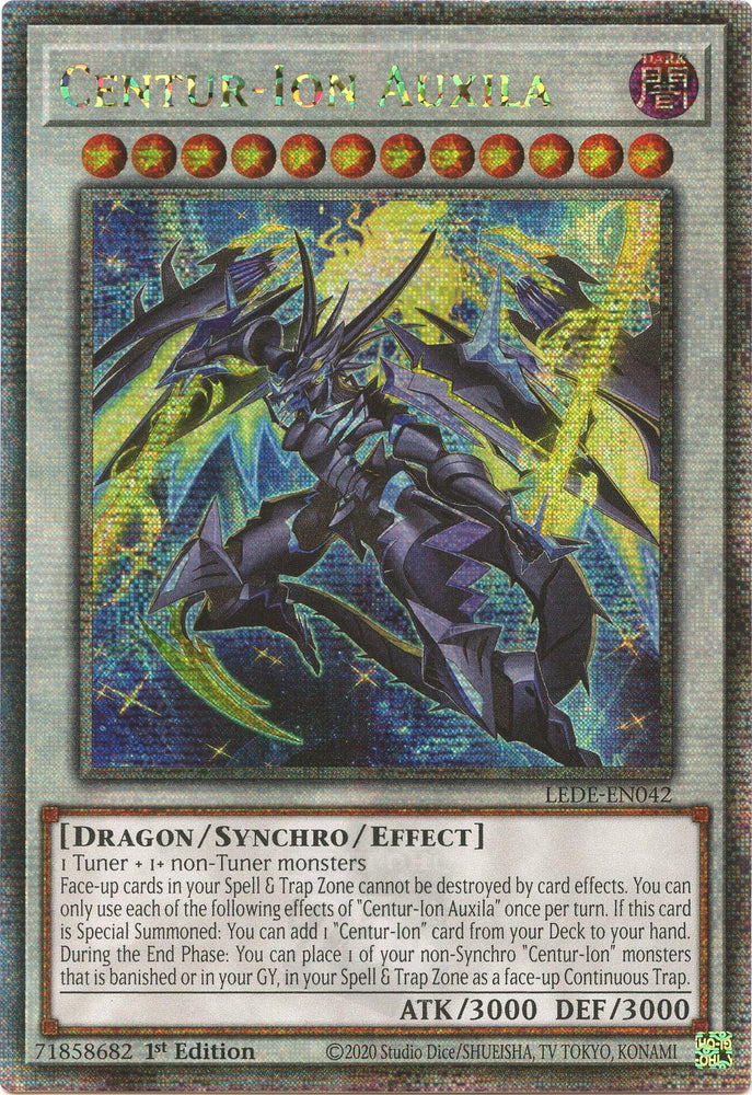 Centur-Ion Auxila (Quarter Century Secret Rare) [LEDE-EN042] Quarter Century Secret Rare Yu-Gi-Oh!
