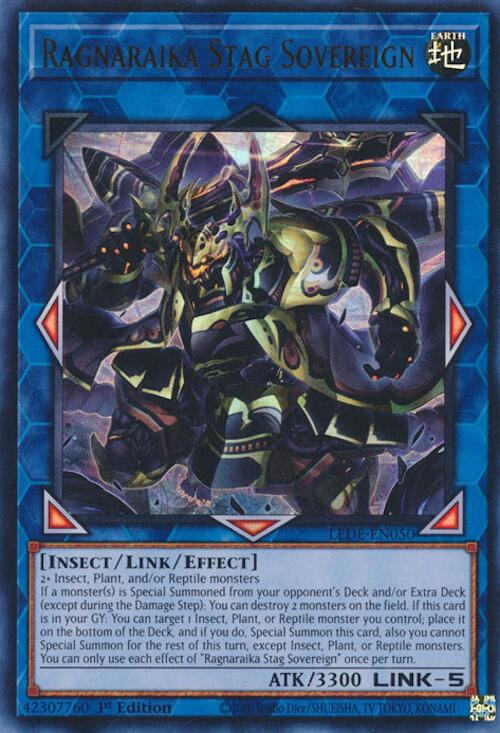 Ragnaraika Stag Sovereign [LEDE-EN050] Ultra Rare Yu-Gi-Oh!