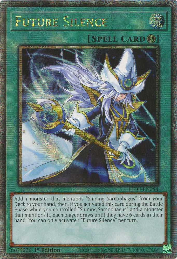 Future Silence (Quarter Century Secret Rare) [LEDE-EN054] Quarter Century Secret Rare Yu-Gi-Oh!