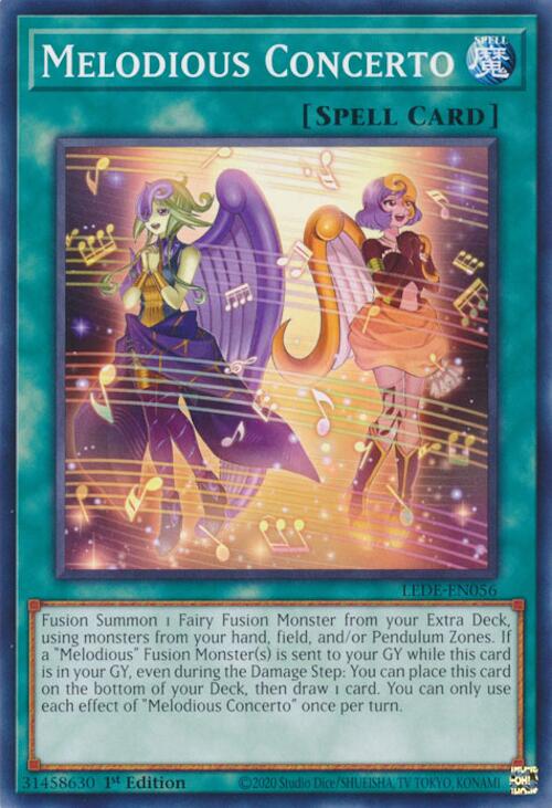 Melodious Concerto [LEDE-EN056] Common Yu-Gi-Oh!