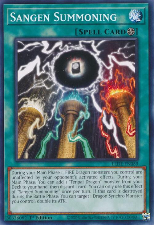 Sangen Summoning [LEDE-EN059] Common Yu-Gi-Oh!