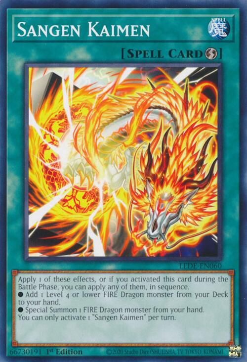 Sangen Kaimen [LEDE-EN060] Common Yu-Gi-Oh!
