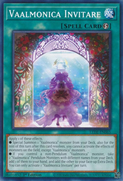 Vaalmonica Invitare [LEDE-EN065] Common Yu-Gi-Oh!