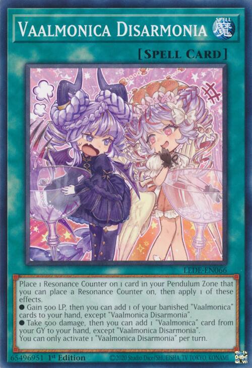 Vaalmonica Disarmonia [LEDE-EN066] Common Yu-Gi-Oh!