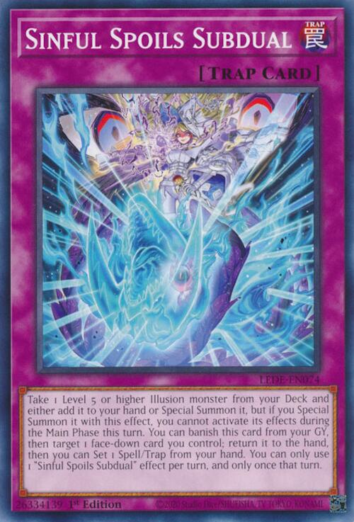 Sinful Spoils Subdual [LEDE-EN074] Common Yu-Gi-Oh!
