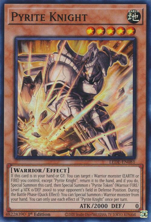 Pyrite Knight [LEDE-EN081] Super Rare Yu-Gi-Oh!