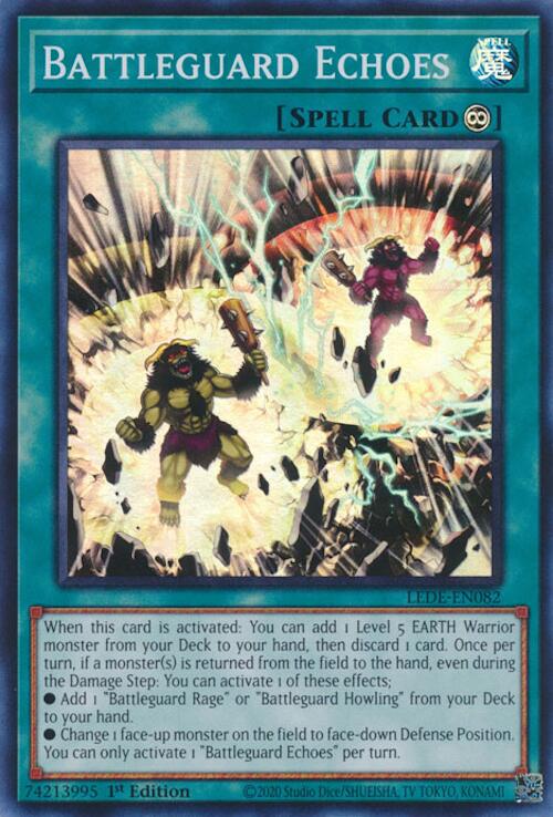 Battleguard Echoes [LEDE-EN082] Super Rare Yu-Gi-Oh!