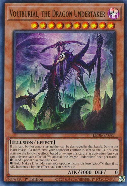 Vouiburial, the Dragon Undertaker [LEDE-EN087] Ultra Rare Yu-Gi-Oh!