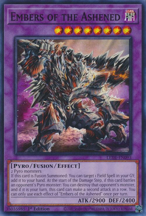 Embers of the Ashened [LEDE-EN093] Super Rare Yu-Gi-Oh!