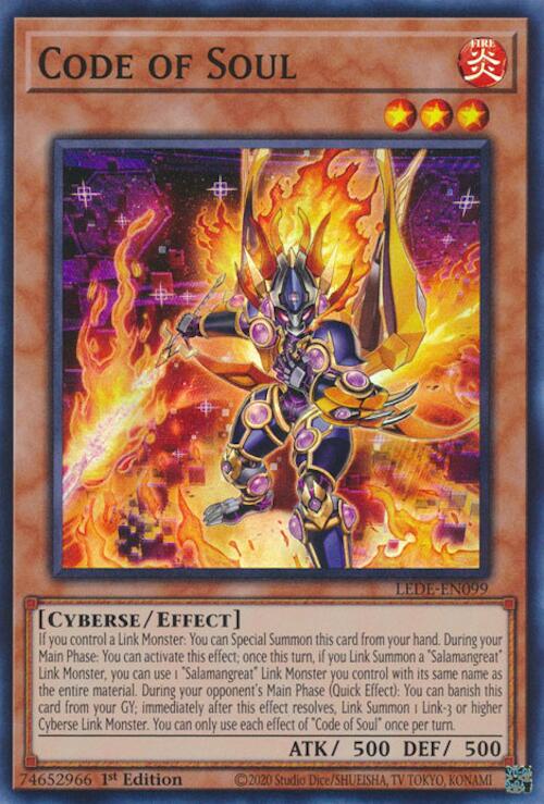 Code of Soul [LEDE-EN099] Super Rare Yu-Gi-Oh!