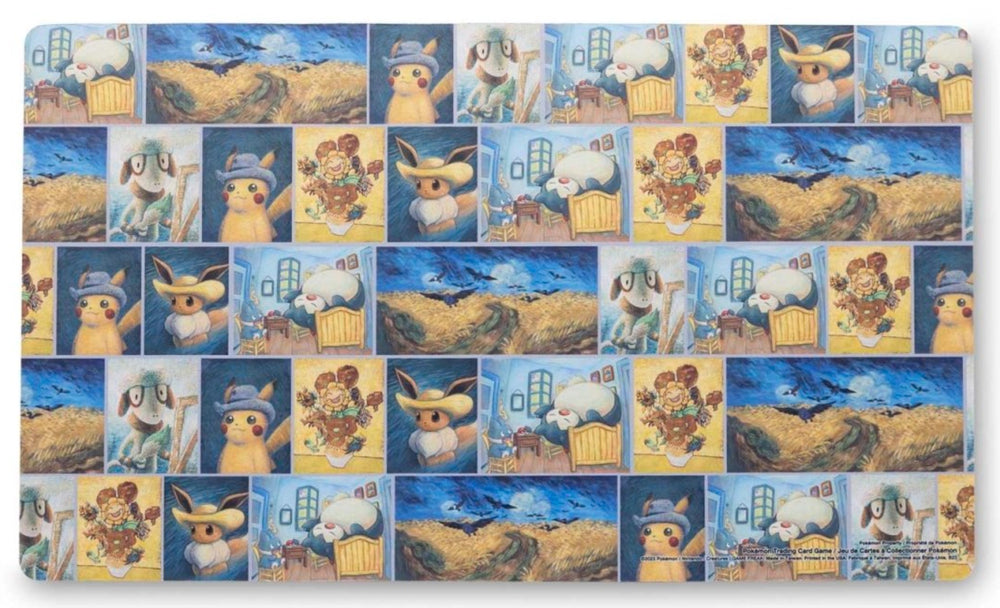 Playmat - Pokemon Inspired by Paintings from the Van Gogh Museum Playmat (Pokemon Center × Van Gogh Museum) Pokémon