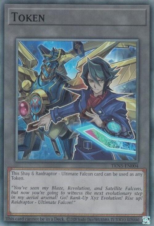 Token: Shay and Raidraptor - Ultimate Falcon [TKN5-EN004] Super Rare Yu-Gi-Oh!