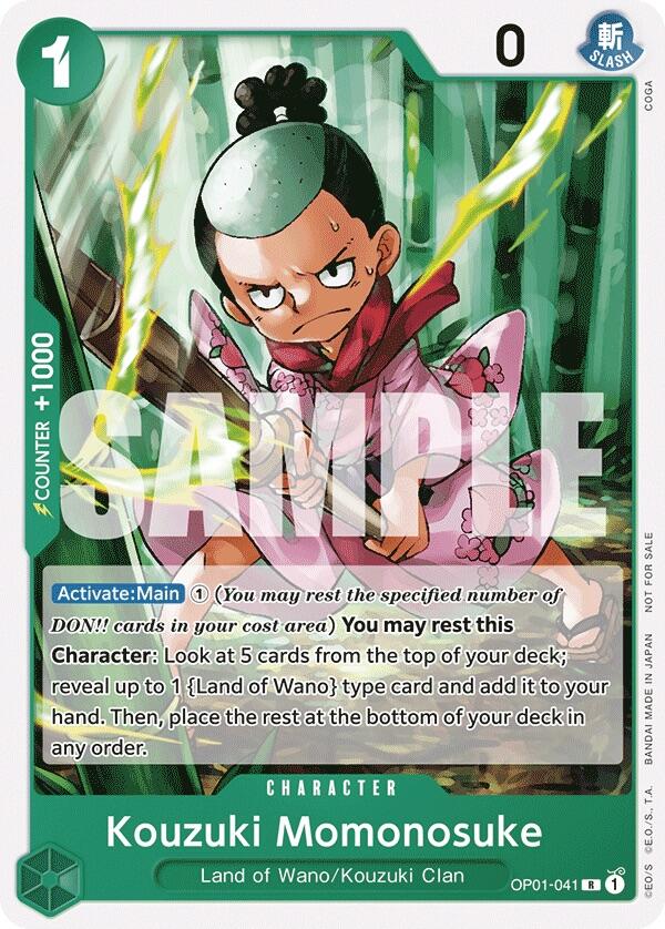 Kouzuki Momonosuke (Tournament Pack Vol. 7) [One Piece Promotion Cards] Bandai