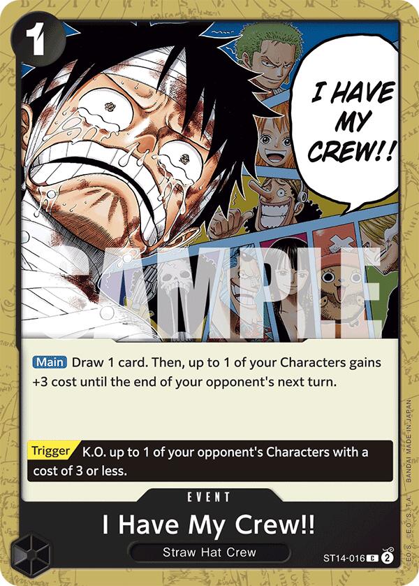 I Have My Crew!! [Starter Deck: 3D2Y] Bandai