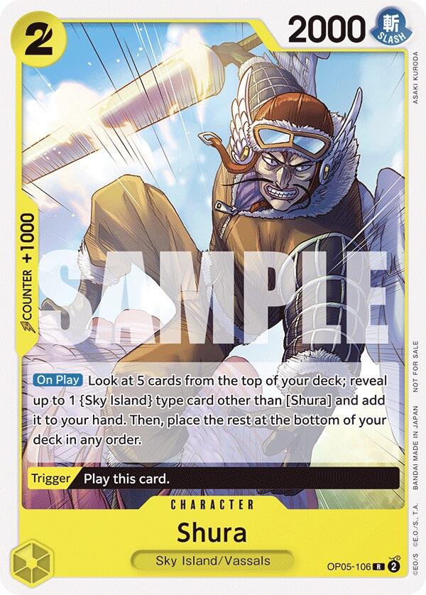 Shura (Tournament Pack Vol. 7) [One Piece Promotion Cards] Bandai