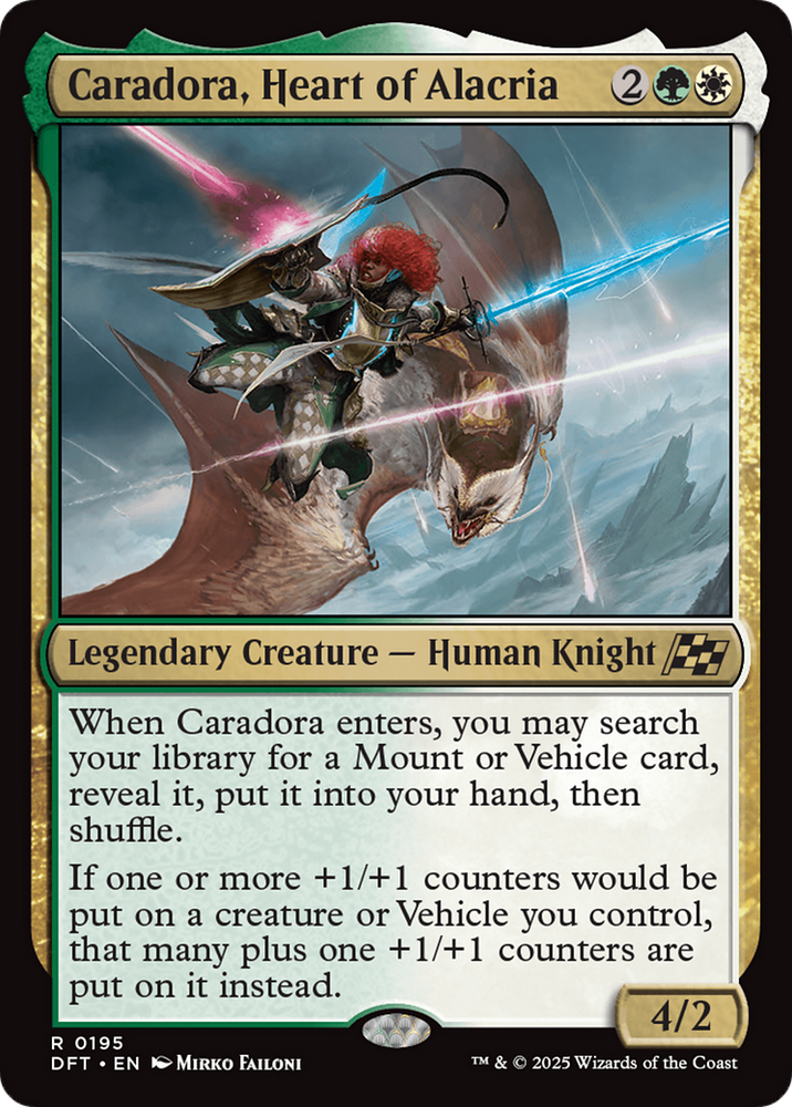 Caradora, Heart of Alacria [Aetherdrift] Magic: The Gathering