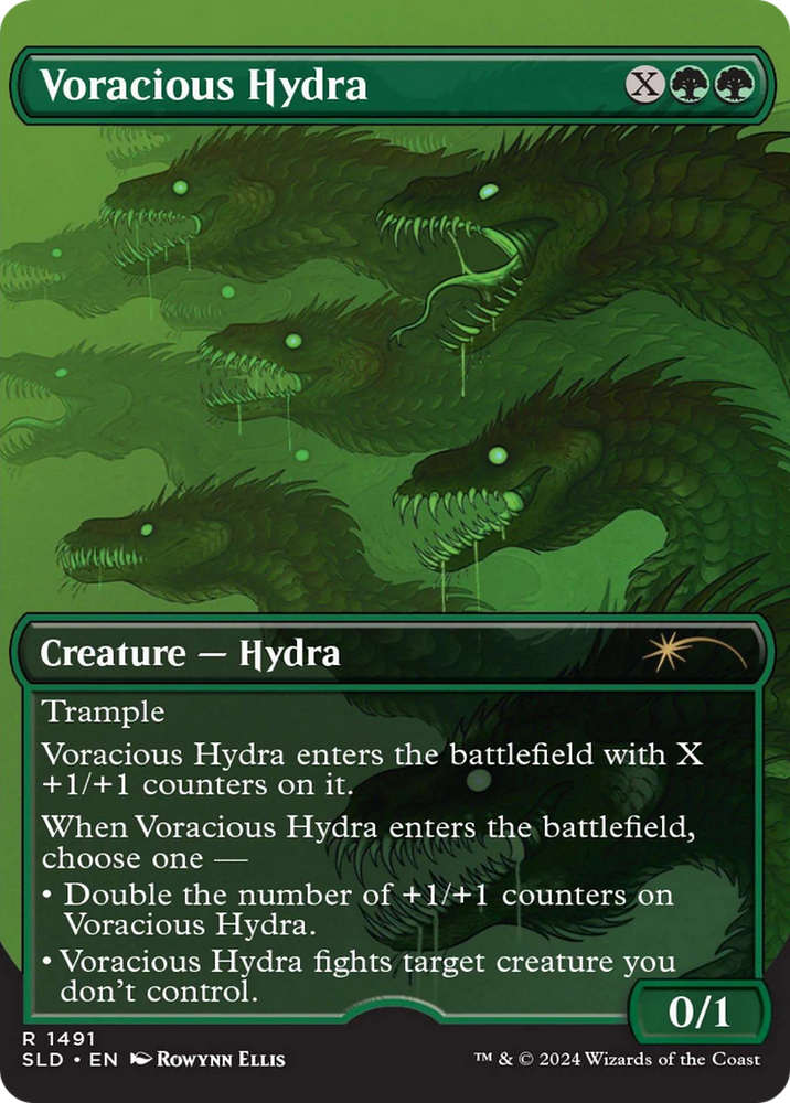 Voracious Hydra (Rainbow Foil) [Secret Lair Drop Series] Magic: The Gathering