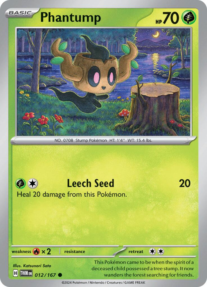 Phantump (012/167) [Scarlet & Violet: Twilight Masquerade] Pokémon