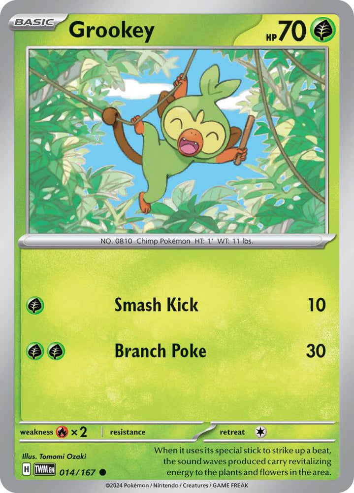 Grookey (014/167) [Scarlet & Violet: Twilight Masquerade] Pokémon