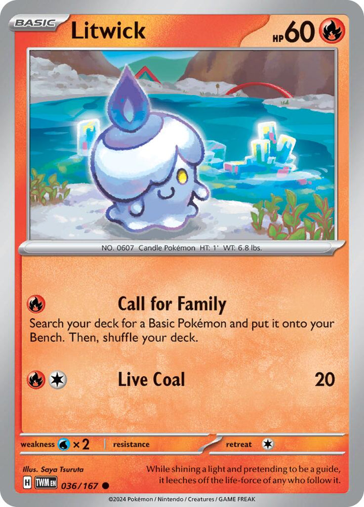 Litwick (036/167) [Scarlet & Violet: Twilight Masquerade] Pokémon