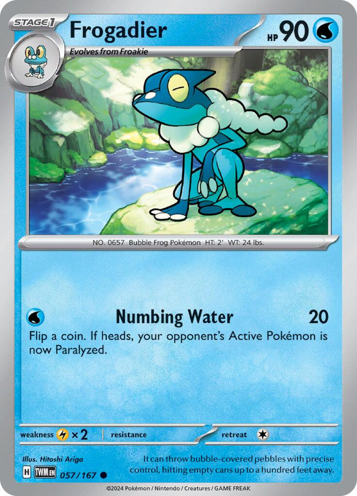 Frogadier (057/167) [Scarlet & Violet: Twilight Masquerade] Pokémon