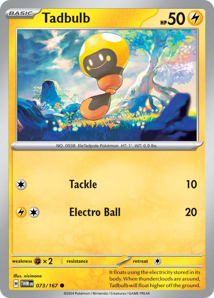 Tadbulb (073/167) [Scarlet & Violet: Twilight Masquerade] Pokémon