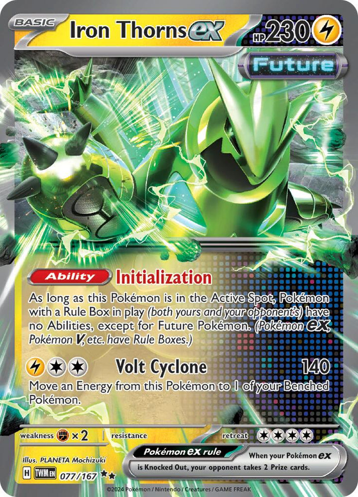 Iron Thorns ex (077/167) [Scarlet & Violet: Twilight Masquerade] Pokémon