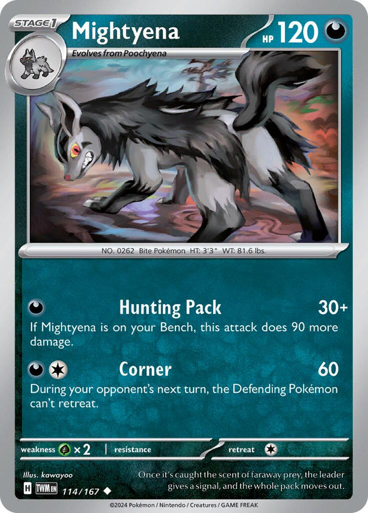 Mightyena (114/167) [Scarlet & Violet: Twilight Masquerade] Pokémon