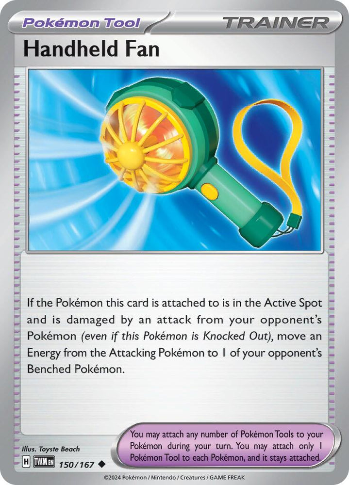Handheld Fan (150/167) [Scarlet & Violet: Twilight Masquerade] Pokémon