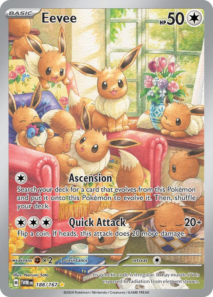 Eevee (188/167) [Scarlet & Violet: Twilight Masquerade] Pokémon