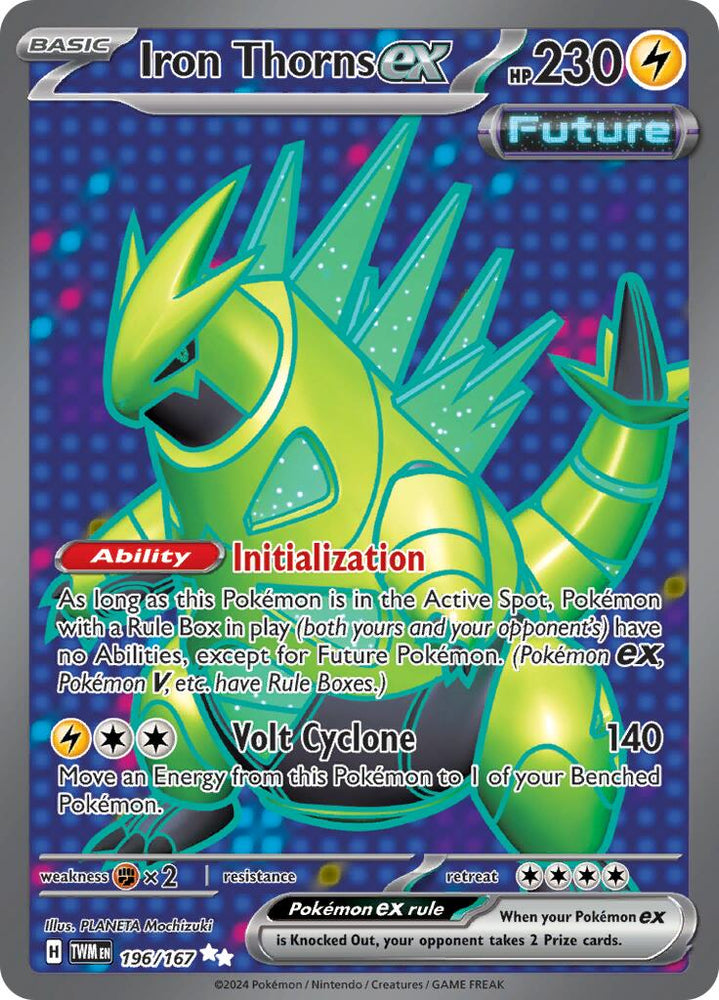 Iron Thorns ex (196/167) [Scarlet & Violet: Twilight Masquerade] Pokémon