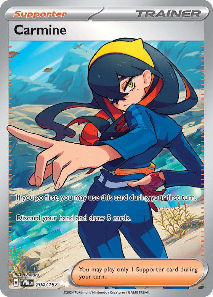 Carmine (204/167) [Scarlet & Violet: Twilight Masquerade] Pokémon