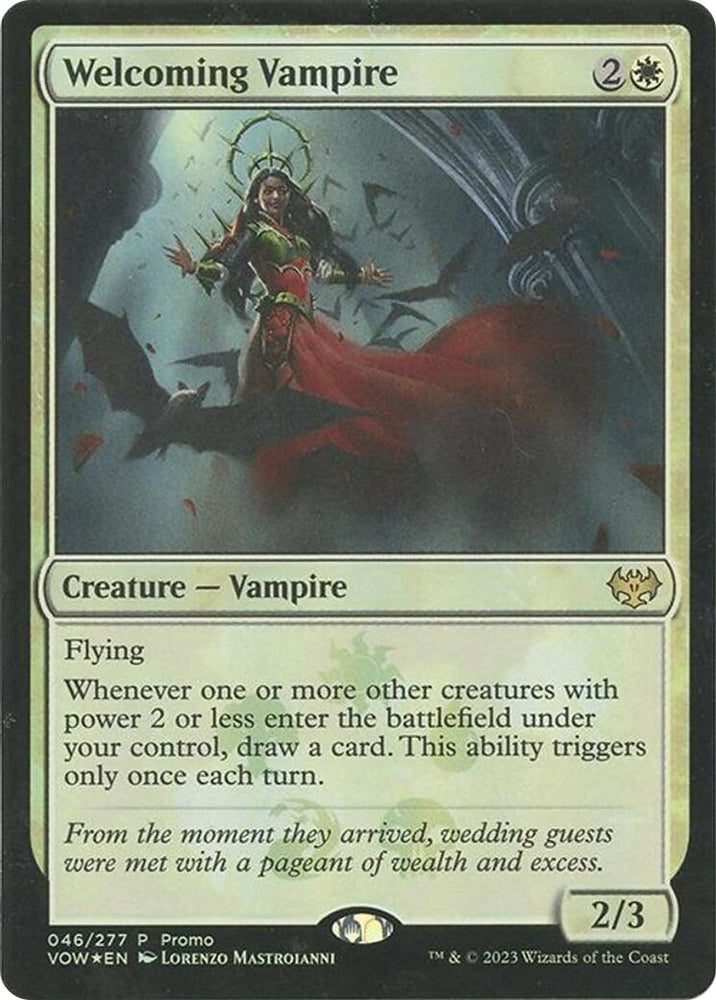 Welcoming Vampire [Media Promos] Magic: The Gathering