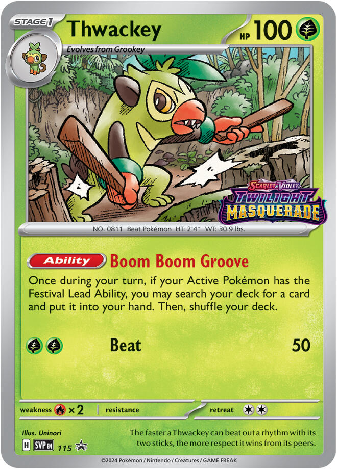 Thwackey (115) [Scarlet & Violet: Black Star Promos] Pokémon