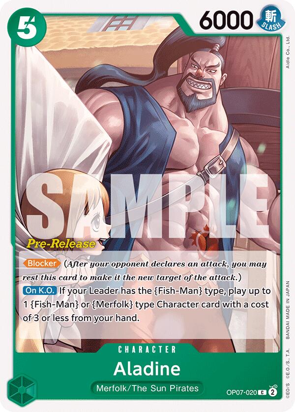 Aladine [500 Years in the Future Pre-Release Cards] Bandai