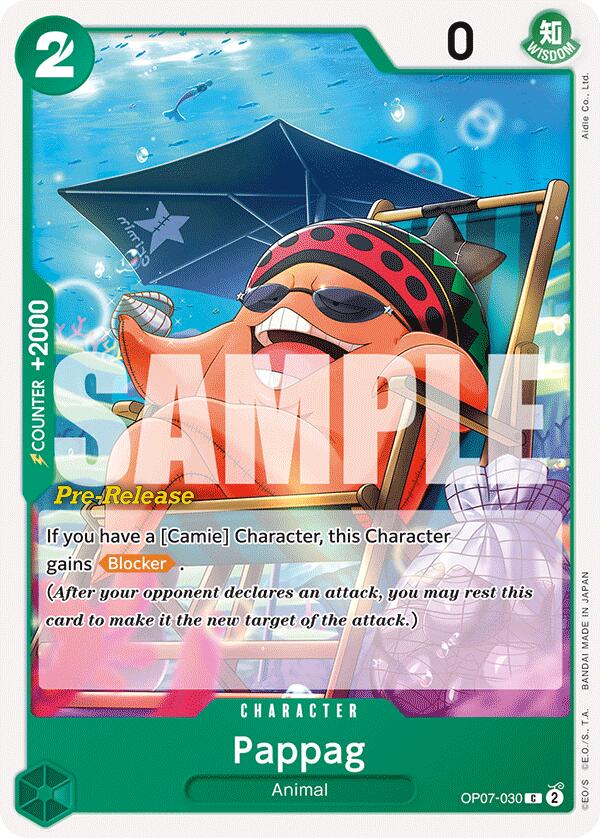 Pappag [500 Years in the Future Pre-Release Cards] Bandai