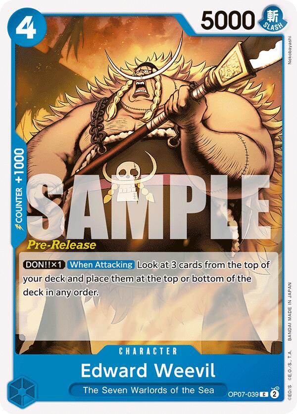 Edward Weevil [500 Years in the Future Pre-Release Cards] Bandai